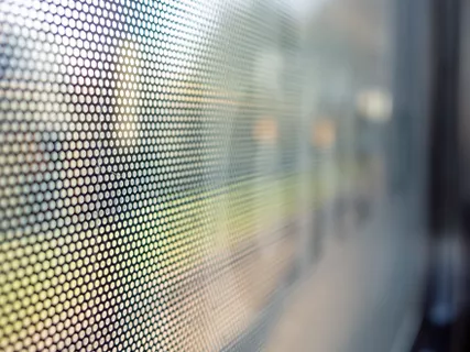 Perforated Window Film example